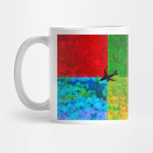 Flying to the Four Corners of the World Mug